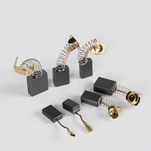 40 Pieces Power Tool Carbon Brushes Replacement Set - 10 Sizes Universal Motor Carbon Brushes for Hammer Drill, Drill Bit Angle Grinder