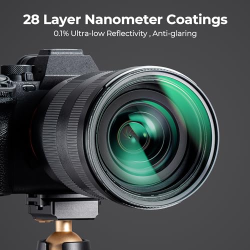 K&F CONCEPT 82mm Ultra-Low Reflectivity MCUV Lens Protection Filter
