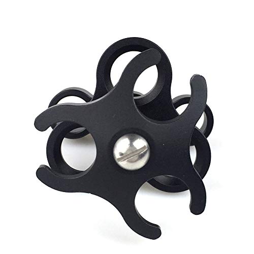 Seafrogs Diving Essential Accessory Ball Arm Clamp Three Cut Out Hole Lighting Arm System Fixed Mount Waterproof Case Tray Attachment CP-3 PC-3