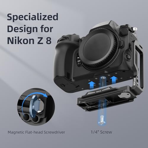Nitze Z8 L Bracket for Nikon Z 8 Camera - T-N02A