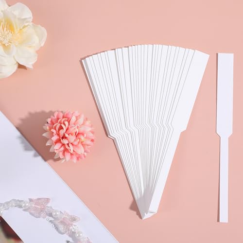 Pack of 200 Perfume Test Strips Fragrance Strips Wide Perfume Tester Strips Perfume Test Strips Disposable Perfume Tester Aromatherapy Fragrance Tester Paper for Testing Fragrances and Essential Oils