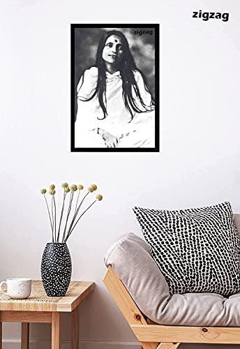 zig zag Anandamayi Ma Photo Frame For Wall/Table (9.5 x 13.5 inches, Acrylic Glass)