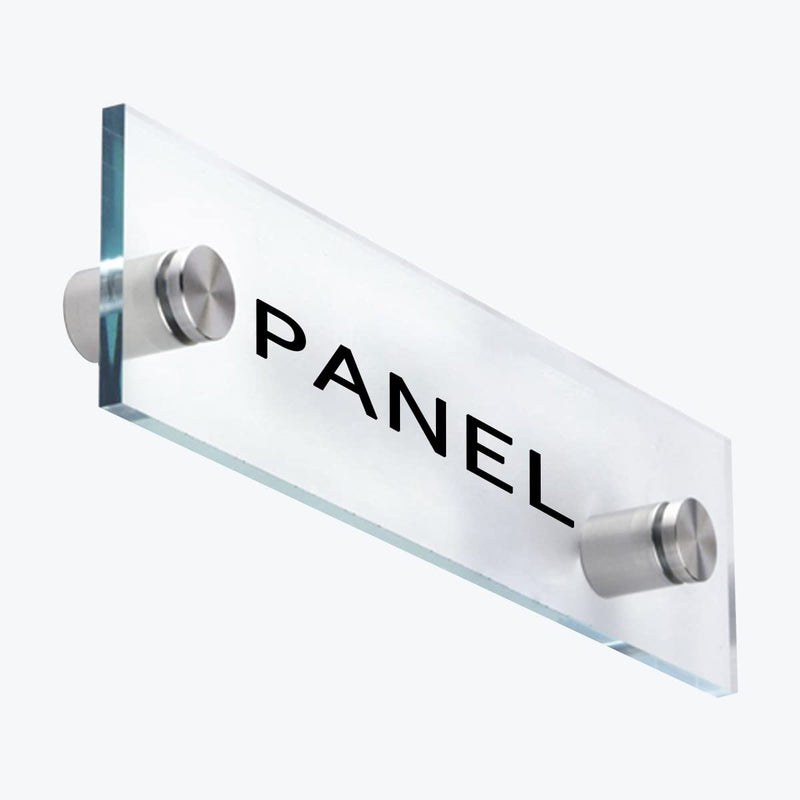 Standoff Screws for Acrylic - 1 x 2 Inch Sign Standoff Mounts Screws by Lantee, Stainless Steel, 25 x 50mm, 20 Pcs 1" x 2" / 25 x 50mm Silver
