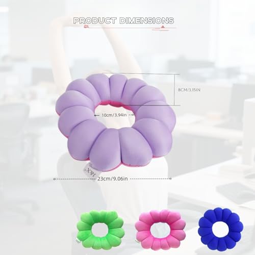 Pressure Ulcer Cushion,Bed Sore Cushions,Donut Pillow for Bed sores,Pressure Relief Sciatica Pillows,for Foot Pressure Relief,Elbow,Ankle,Leg,Hip Support Pad Purple