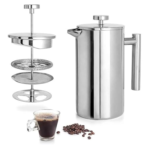 1 Pcs Stainless Steel French Press Screen Replacement Silver