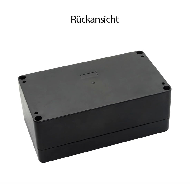 [Australia - AusPower] - LeMotech Project Box ABS Plastic Distribution Box IP65 Waterproof Electrical Boxes Universal Housing Black Outer Size 158 x 90 x 60 mm (Pack of 1) 158x90x60mm(1 Stück) 