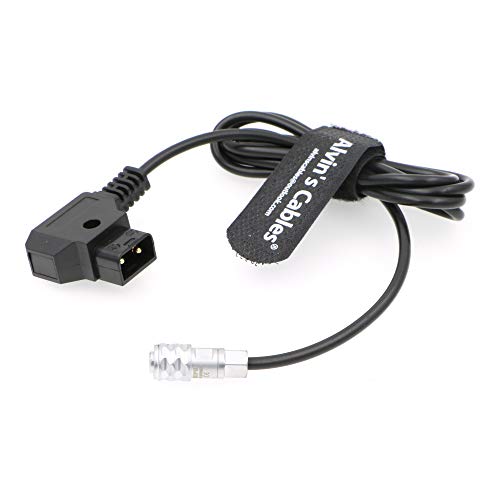 Alvin's Cables BMPCC4K to D Tap Power Cable for Blackmagic Pocket Cinema Camera 4K Gold Mount V Mount Battery Weipu 2 Pin Female to P Tap