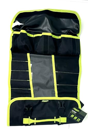 AWP pocket tool roll made from rugged 1680D polyester with water-resistant construction