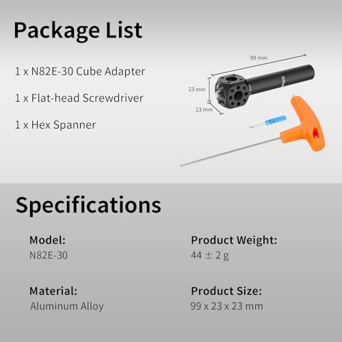Nitze Camera Mount Cube Adapter - N82E-30