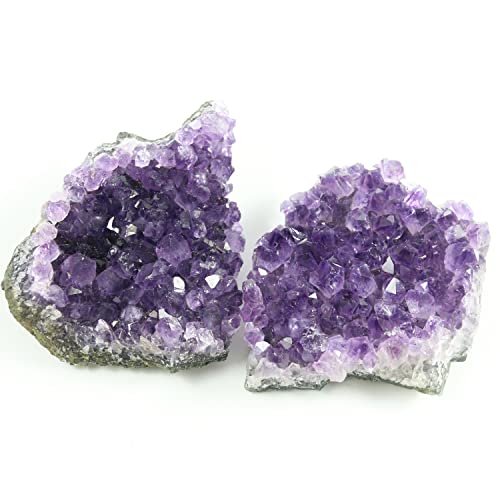 Amethyst Crystals, Amethyst Cluster, Amathesis, Healing Stones(0.2Lb) Purple 0.2 Pound