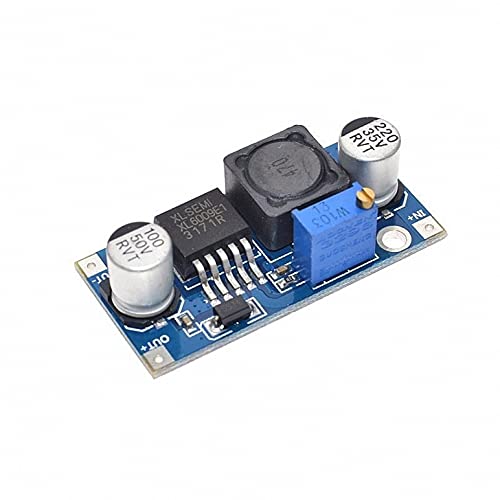 JZK Boost Module XL6009 Boost Converter DC to DC 3.0-30V to 5-35V Output Voltage Adjustable Step-Up Circuit Board Step Up Transformer Power Module Pack of 6
