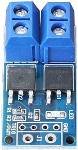 [Australia - AusPower] - 5PCS DC 5V-36V 15A(Max 30A) 400W Dual High-Power MOS Transistor Driving Controller Module FET Trigger Switch Drive Board 0-20KHz PWM Electronic Switch Control Board DC Motor Speed Controller 5 Pack 
