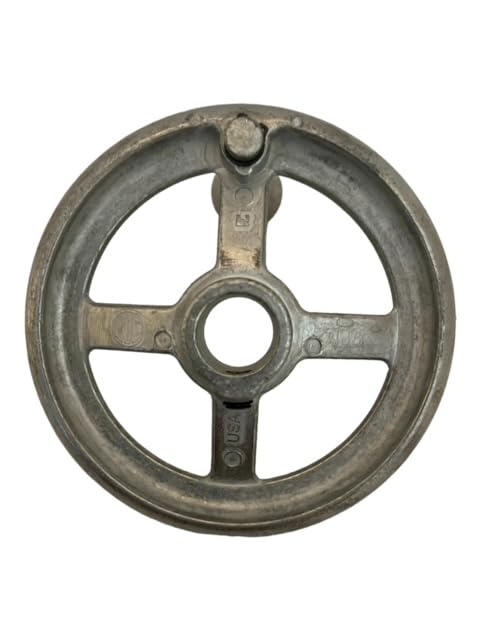 [Australia - AusPower] - 4-1/2" x 3/4" Bore, Die Cast Hand Wheel, Part Number 186NS7A, 100% Made in the USA! 