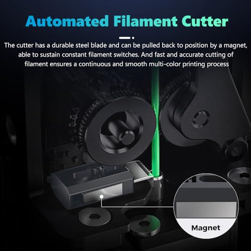 Creality K2/K2 Pro/K2 Plus Filament Cutter Module, Original K2 Series Accessories, Fast Cut Off Filament, High Durability and Quick Replacement Filament Cutter Parts for 3D Printers (10PCS)