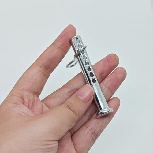 Easily heavy duty adjustable clevis pins with R clips, 3/8 x 2-1/2 inches, 8 sets