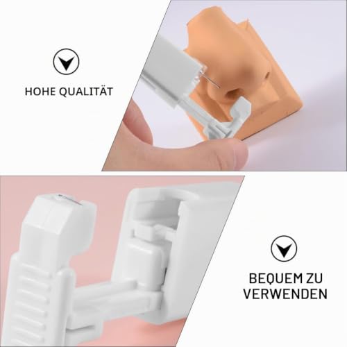 Disposable Nose Piercing Tool Nose Piercing Tool for Precise Pain Free Piercing Easy to Use for Safe Piercing Home 5.75 x 2.00 x 1.20 cm Pack of 1