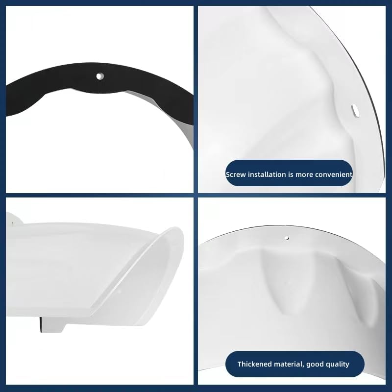 2-Pack Weatherproof Universal Security Camera Sun Rain Shade Cover – Compatible with Hikvision, Nest, Ring, Arlo,LED Lights – All-Weather Protection for Outdoor Dome & Bullet Cameras