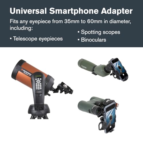 Celestron NexYZ DX Smartphone Adapter for Telescope with Bluetooth Remote