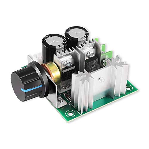 ARCELI 12V-40V 10A PWM DC Motor Speed Controller with High Torque and Low Radiation Frequency with Rotary Knob High Efficiency, Variable Speed Regulator