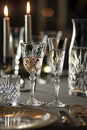 Barski Liquor Glass - Stemmed Glasses - Set of 6 Glasses - Crystal Glass - Designed - Use it for - Sherry - Shot - Vodka - Liquor - Cordial - Each Glass is 1.75 oz Made in Europe