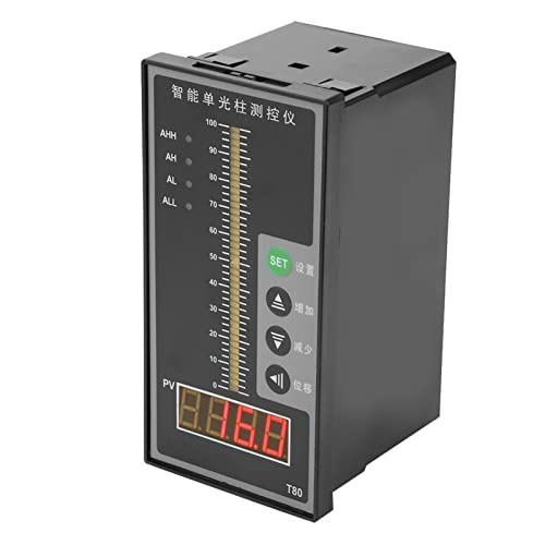 AC220V Liquid Sensor Level Indicator 4-20mA Intelligent Pressure Regulator for Liquids, High Precision Measurement, Light Column Level Indicator, T80