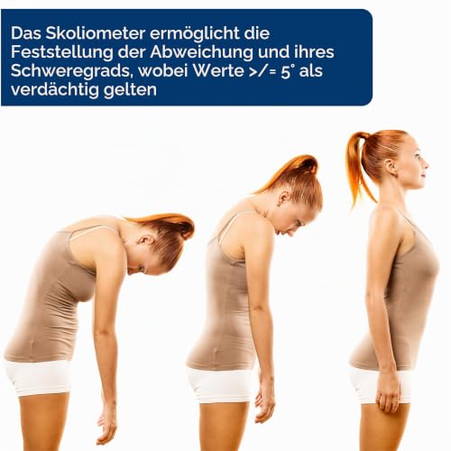 Scoliometer for scoliosis evaluation