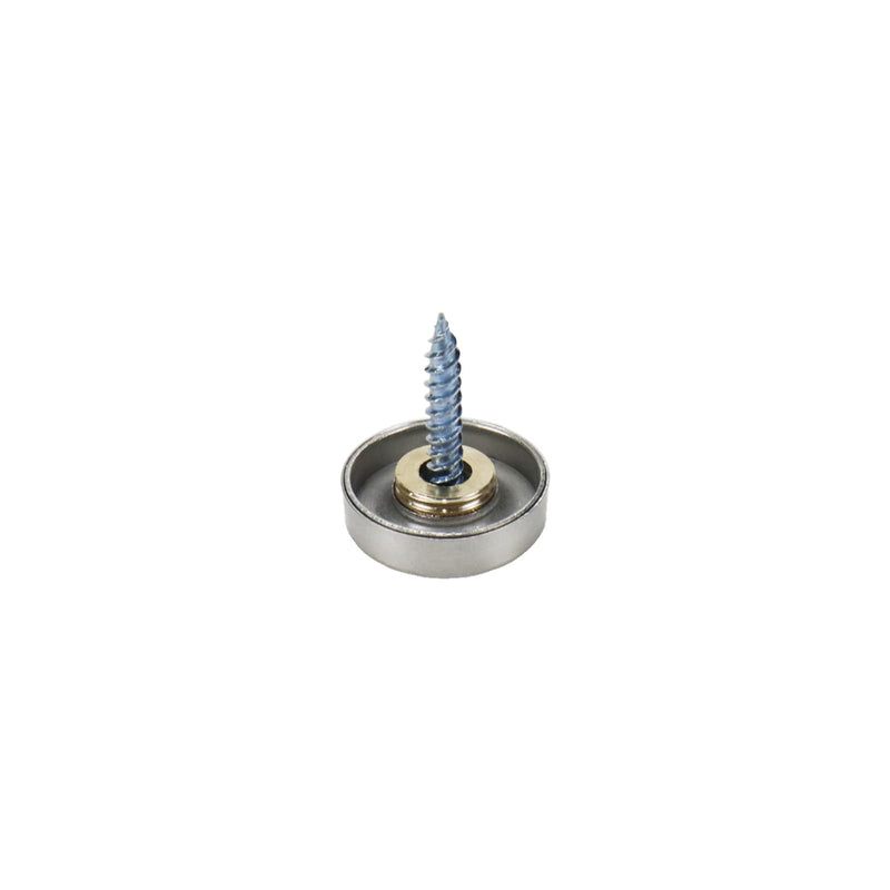 [Australia - AusPower] - Mirror Screws Cap Cover Nails Stainless Steel 19mm/0.75" Dia - 20pcs 
