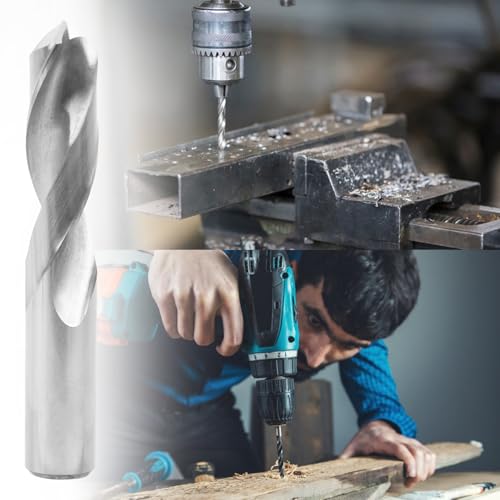 Winfox 12.5mm solid carbide jobber drill bit with straight shank for metal and plastic drilling