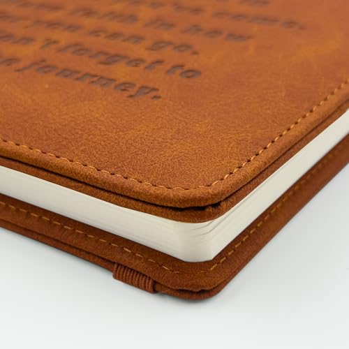Army Gifts for Men Soldier A5 Leather Refillable Journal Notebook 200 Lined Pages with Pen Military Deployment Religious Graduation Gift for Soldier