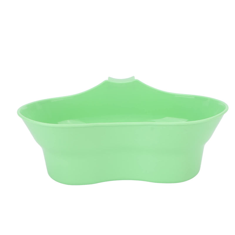 Sonew Plastic Emesis Tub Emesis Basin, Vomit Basin Cup with Grip, Plastic Emesis Bowl for Elderly Bedridden Patient (Green)