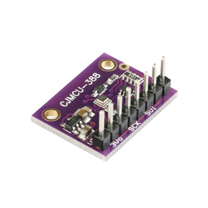 [Australia - AusPower] - 2Pcs BMP388 Digital Temperature Detector Module Atmospheric Air Pressure Sensor Module 24Bit CJMCU-388 Low Noise Pressure Sensor I2C SPI for DIY Smart Home 