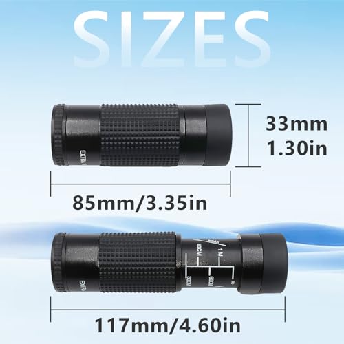 8x21mm Extra Short Focus Reading Monocular for Vision Impairment