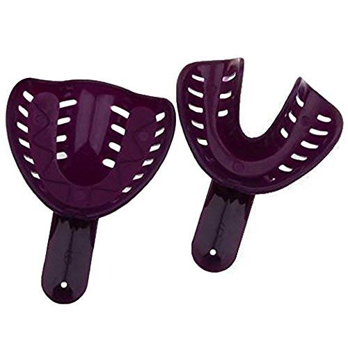 [Australia - AusPower] - 12pcs Dental Impression Tray Plastic New 6 Sizes Autoclavable 