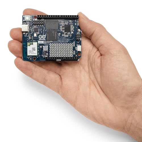 Arduino UNO Q 4GB [ABX00173] Hybrid Board, Qualcomm Dragonwing QRB2210 Microprocessor (MPU) & STM32U585 Microcontroller (MCU), AI Vision, Voice, IoT, Robotics, Linux Debian OS, Wi-Fi 5, USB-C 4.0 GB 32.0 GB