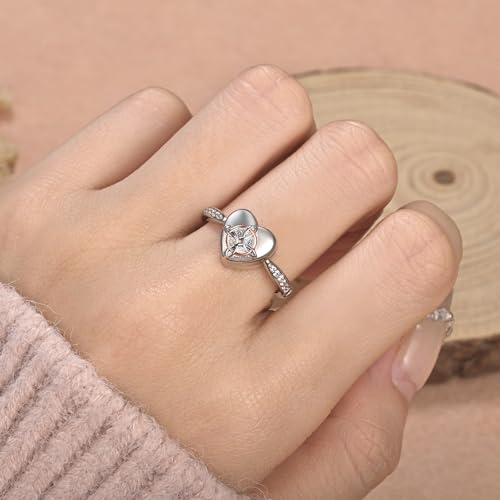 925 Sterling Silver Celtic Knot Urn Ring for Ashes Cremation Rings Jewelry 5