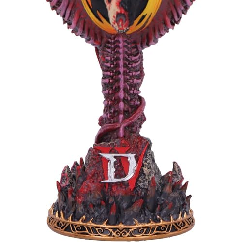 Nemesis Now Diablo IV Mephisto Goblet, Dark Fantasy Drinkware, Collectible Diablo IV Merchandise and Gifts