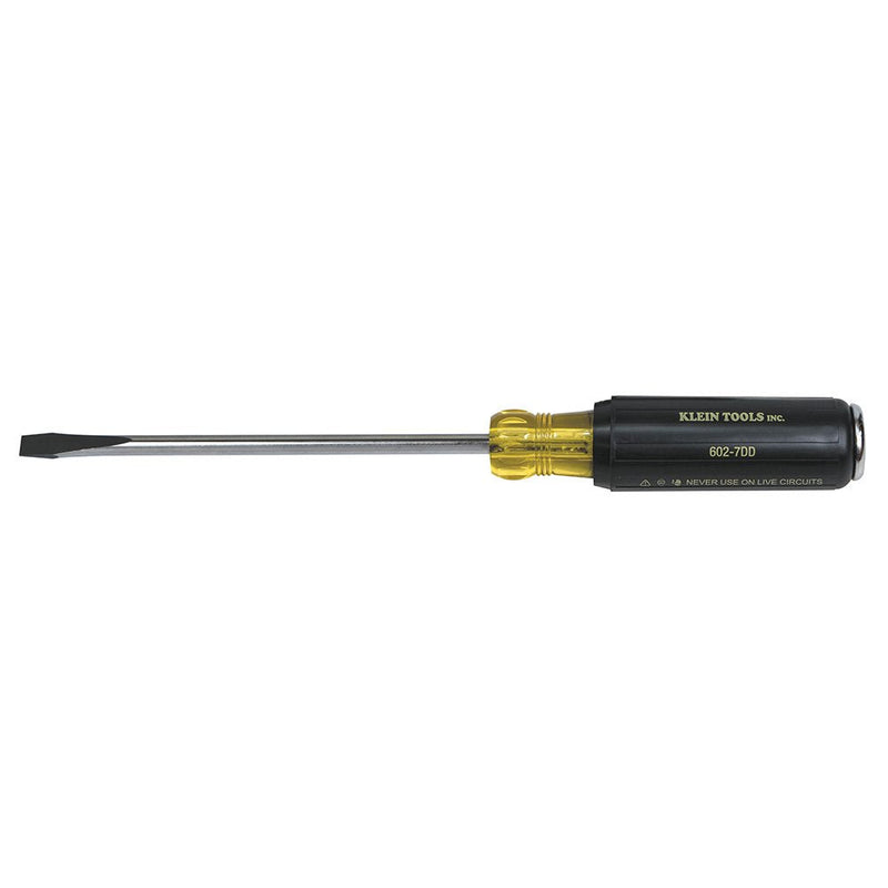 [Australia - AusPower] - Klein Tools Demolition Driver & Magnetic Torpedo Level Bundle - 7-Inch 5/16-Inch Slotted Driver & 6-Inch 4-Vial Orange Billet Level 