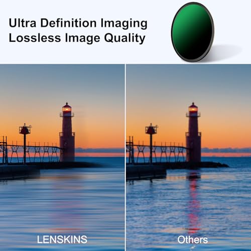 77mm ND 1000 Filter, 10 Stop Fixed Neutral Density Filter for Camera Lenses 77mm