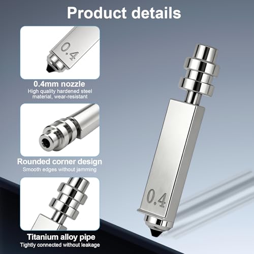 Pulchra 3PK 0.4mm Hardened Steel Hotend Kit for Anycubic Kobra X