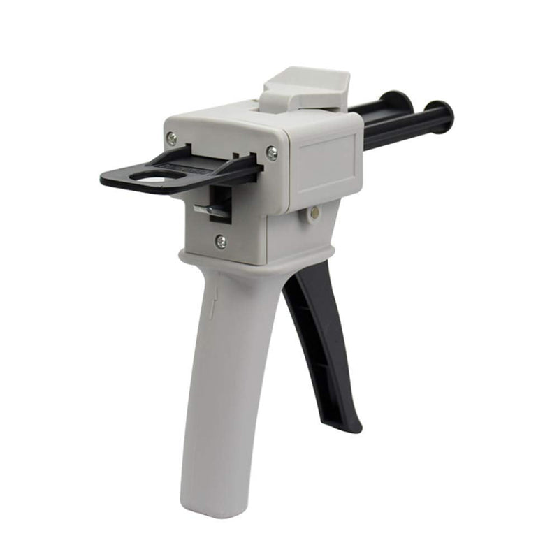 Dispenser Gun, 50ml Dispensing Gun Kit Impression Mixing Dispensing Dispenser AB Gun 1:1/1:2 (Pack of 2) 7 x 4 x 2 inches (Pack of 2)