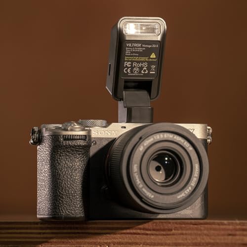 VILTROX Vintage Z2 TTL Foldable Mini Camera Flash for Sony
