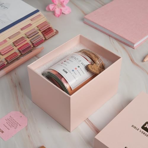 BLIEVE Read Me When Bible Verse Jar For Women Women-Pink