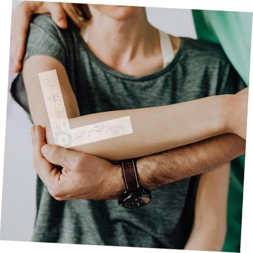[Australia - AusPower] - Telituny Medical Protractor, Goniometer, Physiotherapy, 360° PVC, Transparent Joint Knife, Occupational Therapy Material, Joint Orthopaedic Tool, Measuring Device for Physiotherapy, Sports Therapy, 