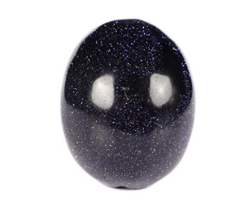 Skullis 2.0" Blue Sand Stone Crystal Skull, Hand Carved Gemstone Fine Art Sculpture, Reiki Healing Stone Statue.S991.