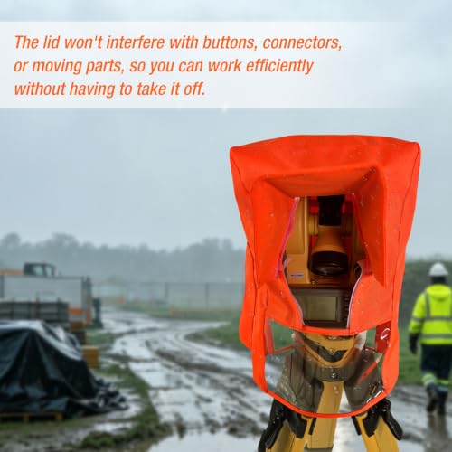 Mountlaser 2-pack waterproof all-weather total station covers, durable quick slip-on tool bags