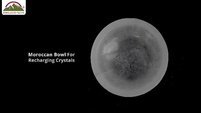 WBM Selenite Crystal Bowl - 4 Inch for Smudging, Healing and Recharging Crystals, Charging Station for Crystals and Healing Stones |Witchcraft Supplies - White Selenite Bowl - 4Inch
