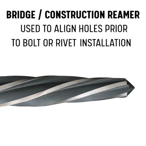 Drill America DWR Series 5/8-inch bridge construction reamer with 1/2-inch shank