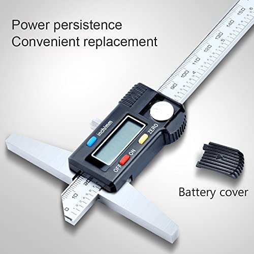 Oudtinx digital depth caliper electronic ruler, 200mm digital calipers for precision measurement