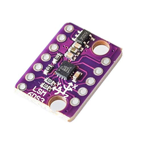 Hailege 2pcs LSM6DS3 LSM6DS3 Accelerometer Gyro Embedded Digital Temperature Sensor Module SPI IIC I2C 8KB FIFO Buffer 5V