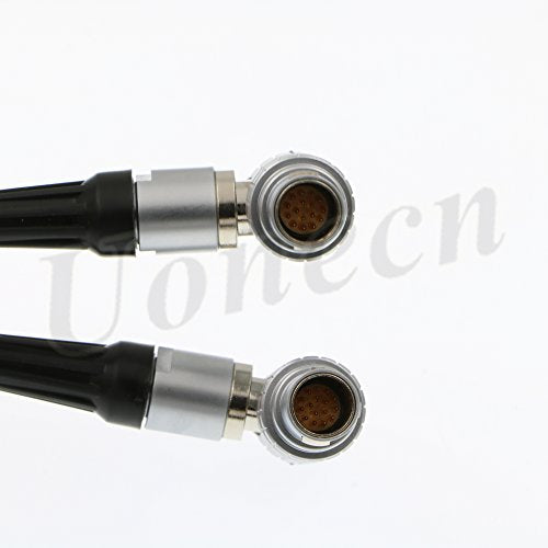 Uonecn LCD EVF Cable Right Angle 16 pin Male to Right Angle 16 pin Male Cable for LCD EVF Elbow Red Epic Scarlet Red One 80cm right angle 16 pin